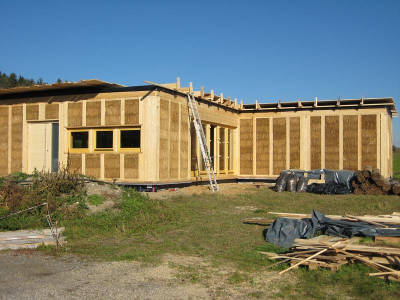 Strohballen-Butterfly Haus in Wriesnitz/Kärnten
