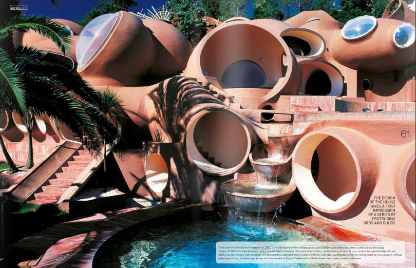 Maison Bulle by Pierre Cardin and Antti Lovag