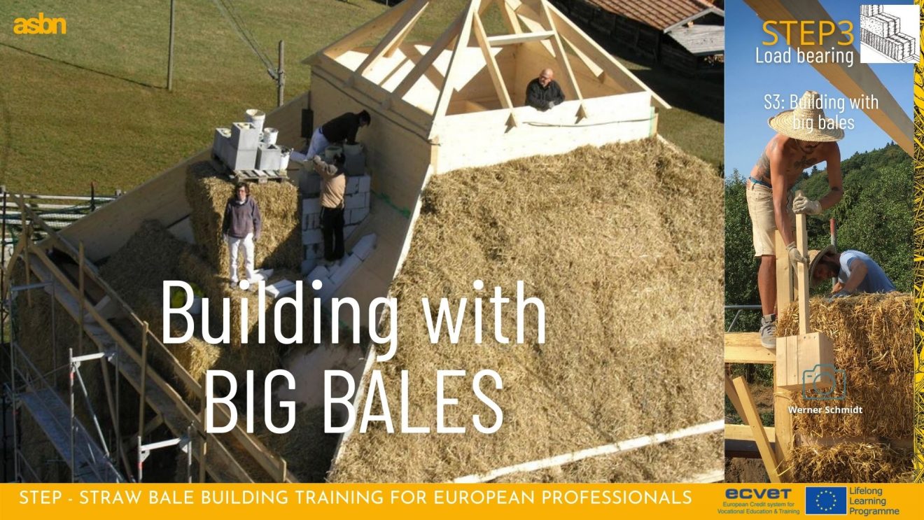 STEP 3 Load bearing straw bale construction ASBN