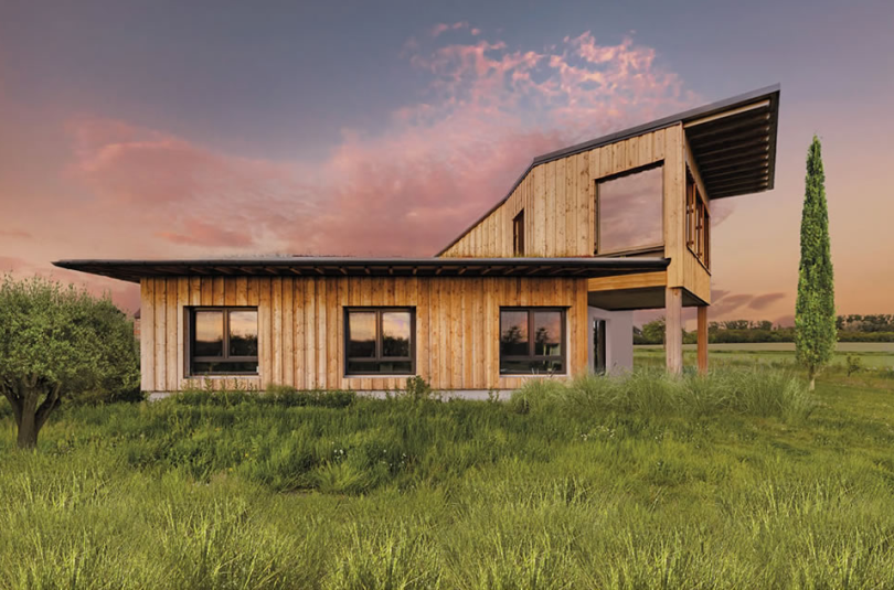 Einfamilienhaus in Holz-Stroh-Lehm-Bauweise Angern